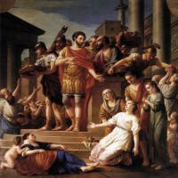 Joseph-Marie Vien - Marcus Aurelius Distributing Bread To The People